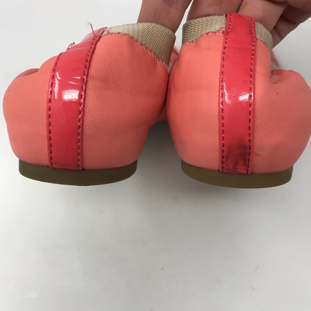 J Crew Marley Pink Patent Ballet Flats Shoes 50483 - Picture 3 of 8